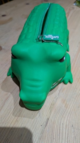 Smiggle pencil case crocodile - smiggle,